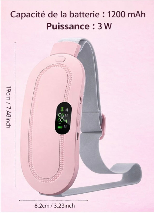 Calmyra™ – Ceinture chauffante menstruelle intelligente | Soulagement rapide & naturel